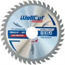Диск пильний WellCut Standard 125х22.23 40Т
